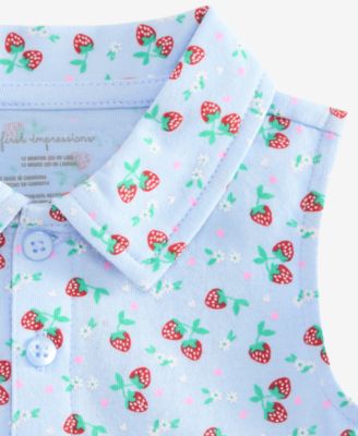 Baby Girls' Strawberry Fields Sunsuit