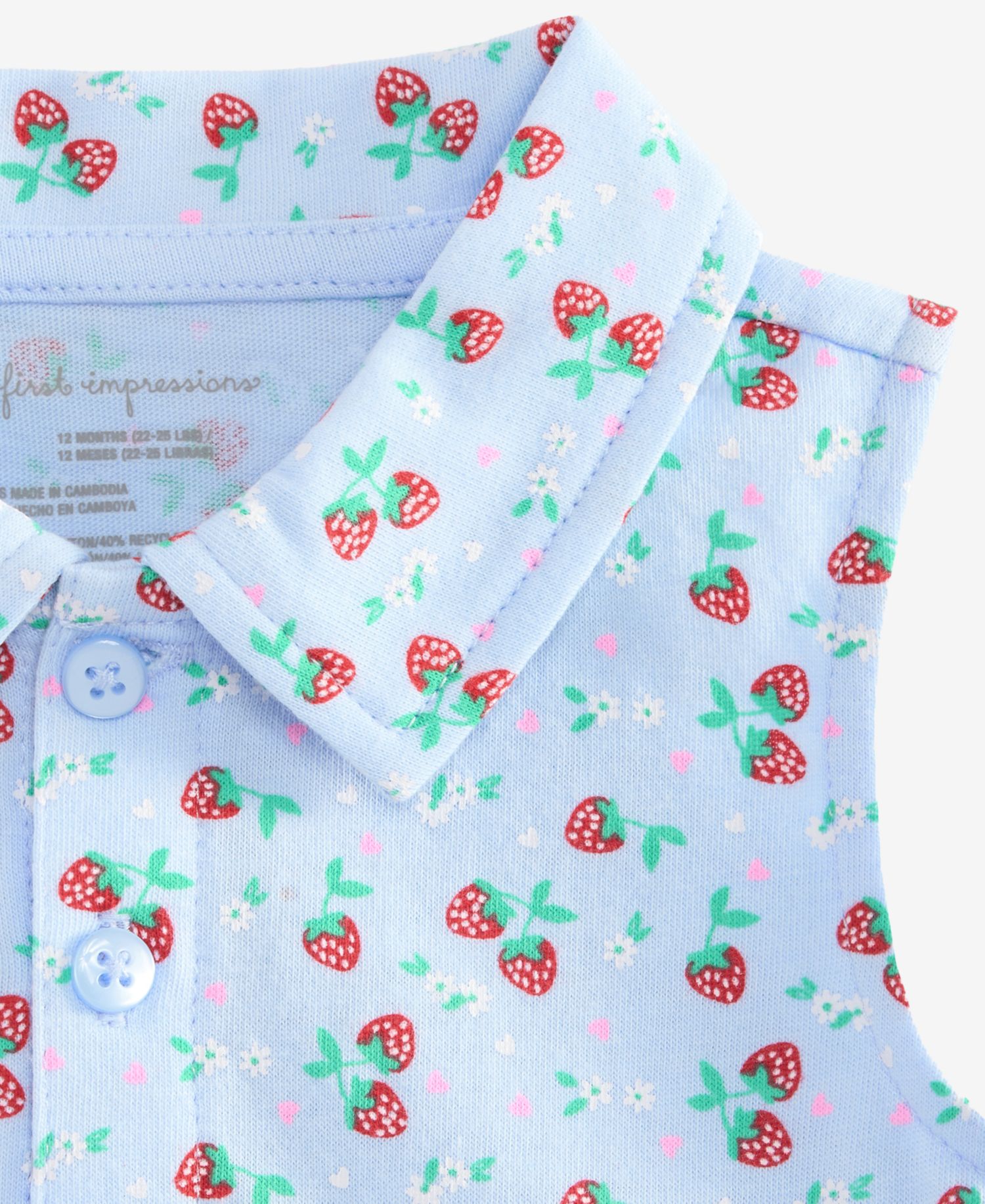 Baby Girls' Strawberry Fields Sunsuit