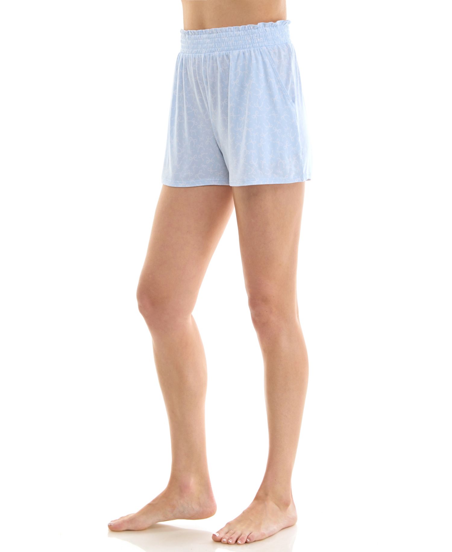 Women's Faux Smocked Pajama Shorts, 2-Pack
