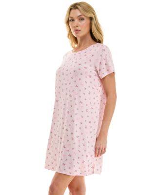 Women's Relaxed Short-Sleeve Sleep Shirt