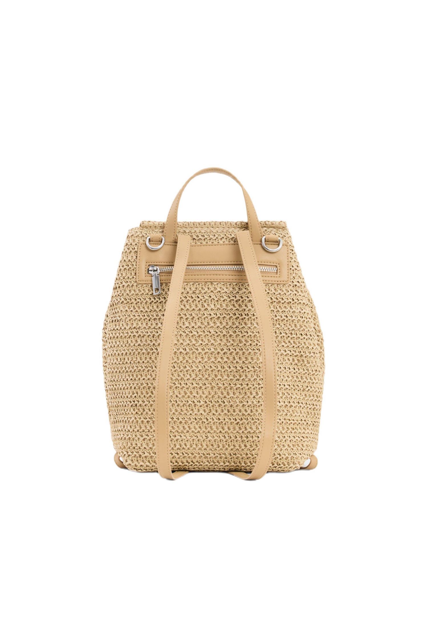 Women's Small raffia backpack charms