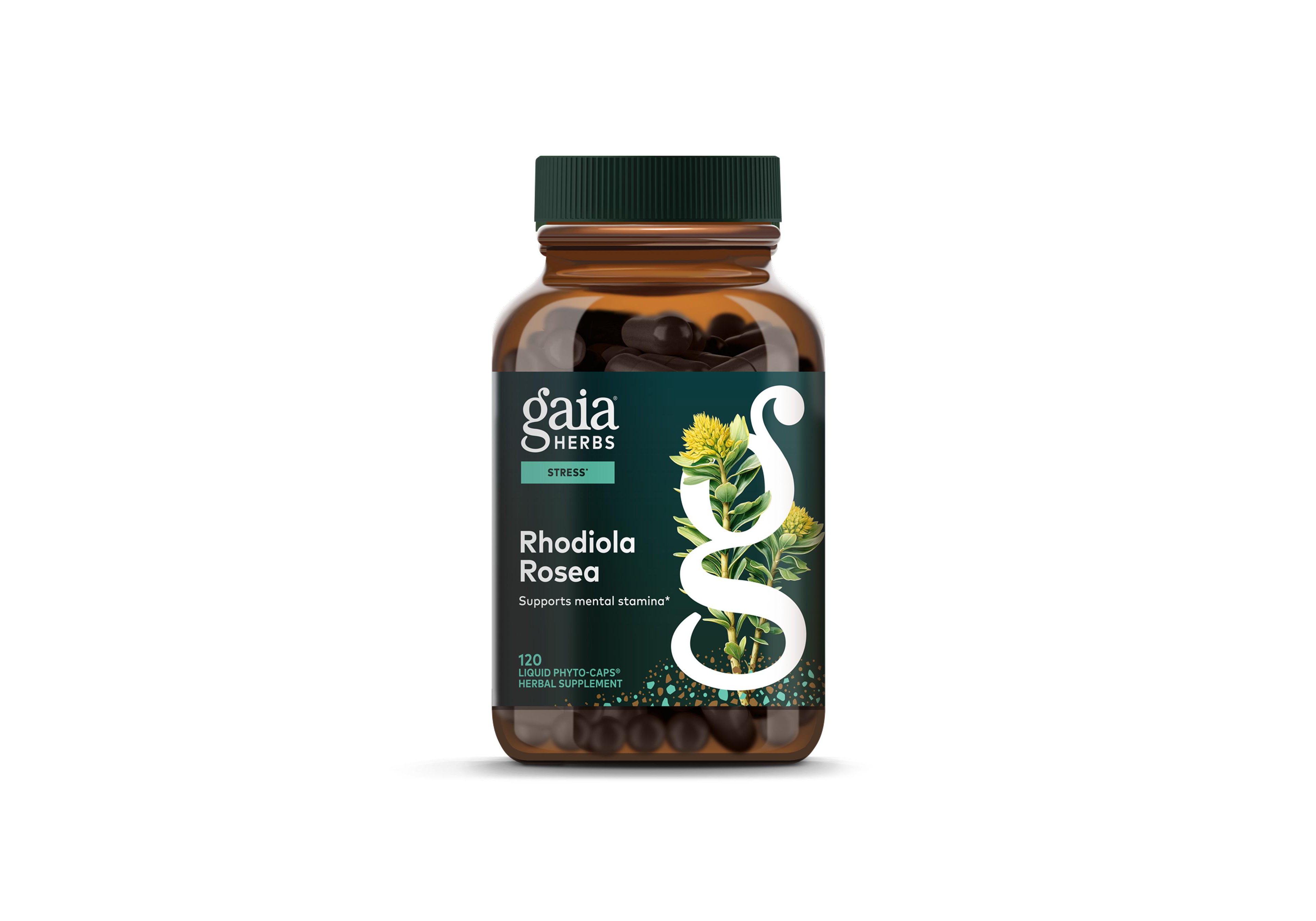 Gaia Herbs Rhodiola Rosea - Stress Support Supplement Traditionally for Supporting Healthy Stamina and Endurance