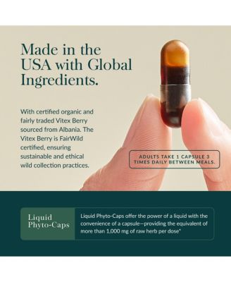 Menopause Support Daytime - Helps Support Hormone Balance & Well-Being for Women - 60 Liquid Phyto-Caps (60 Servings)