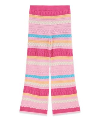 Girls' 7-16 Crochet Palazzo Pants