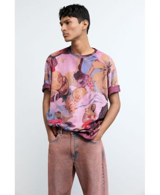 Men's Floral printed t-shirt
