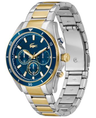 Men's Mainsail Two Tone Stainless Steel Bracelet Watch, 43mm