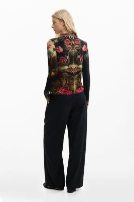 Women's Printed high neck t-shirt