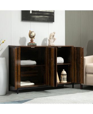 Industrial Sideboard Cabinet with Adjustable Shelves