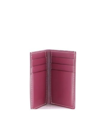 Medium Vertical Bifold Wallet Coated Canvas