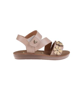 Big Girls Flat Adjustable Strappy Sandals