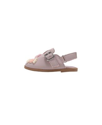 Little Girls Girl's  Fashion Mule Sandals – Dressy Shoes with Playful Charm Details