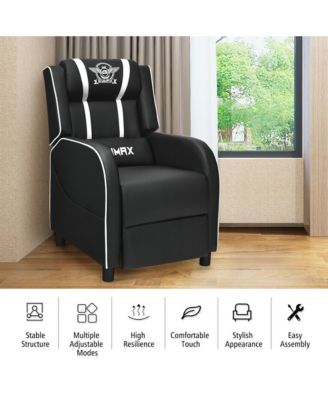 Massage Gaming Recliner Chair Racing Single Lounge Sofa Home Theater Seat