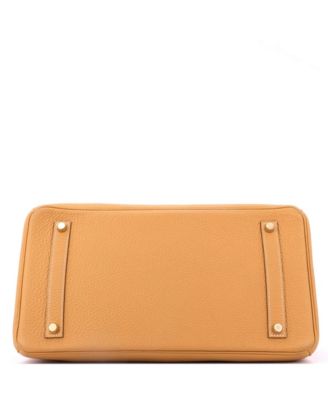 Birkin 35 Handbag Brown Togo with Gold Hardware