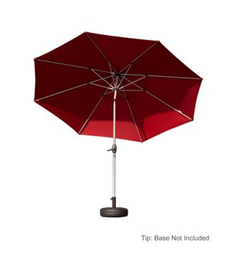 9FT Patio Umbrella, Outdoor Market Umbrella with Push Button Tilt and Crank