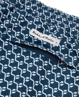 Men's Compression Liner Swim Trunks with Back Zipper Pocket