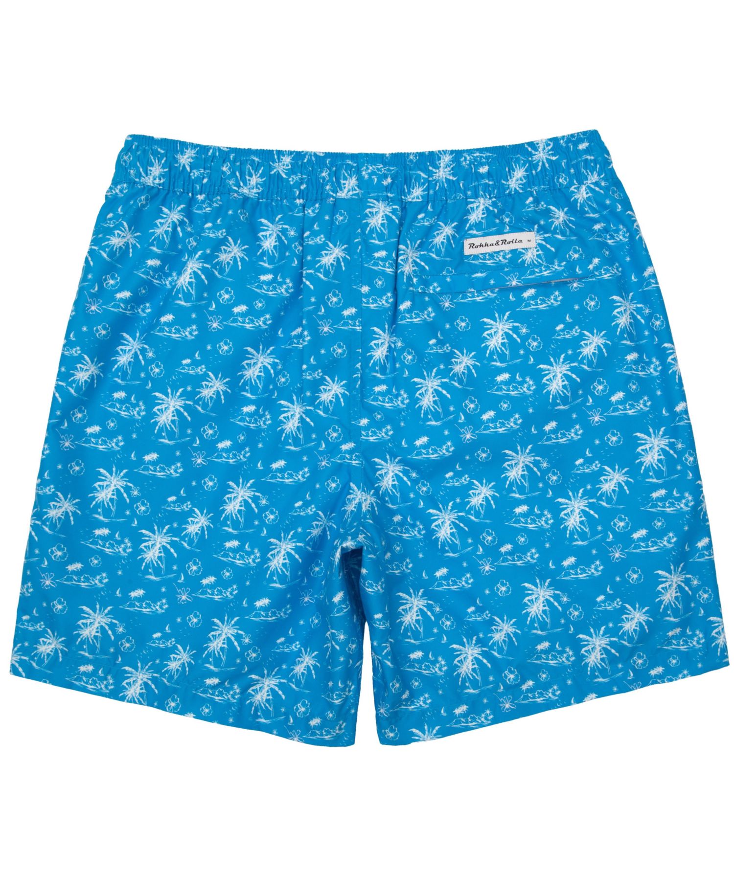 Men's Compression Liner Swim Trunks with Back Zipper Pocket