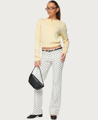 Women's Yolana Henley Light Knit Sweater