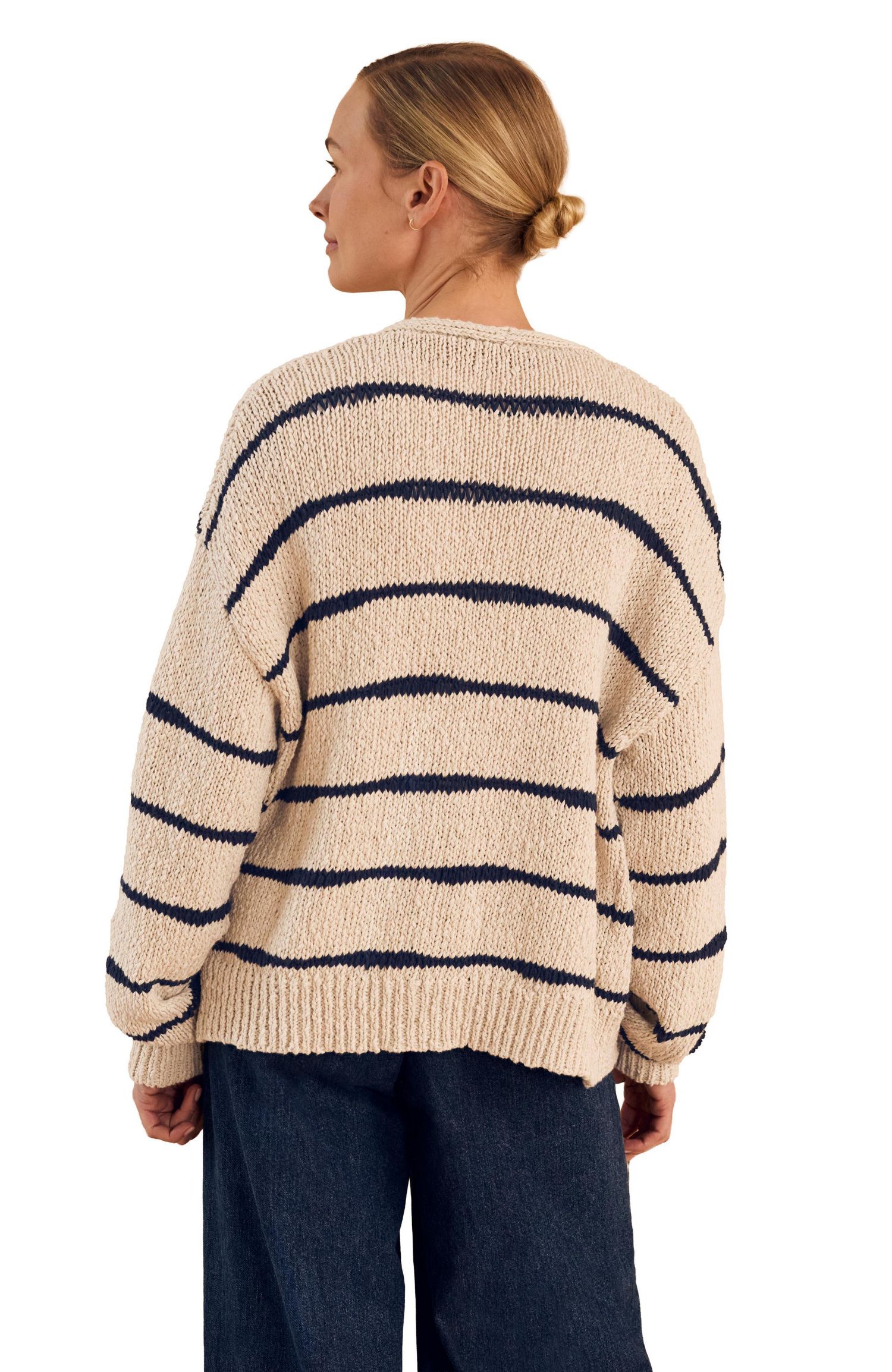 Women's Long Sleeve Drop Stitch Cardigan