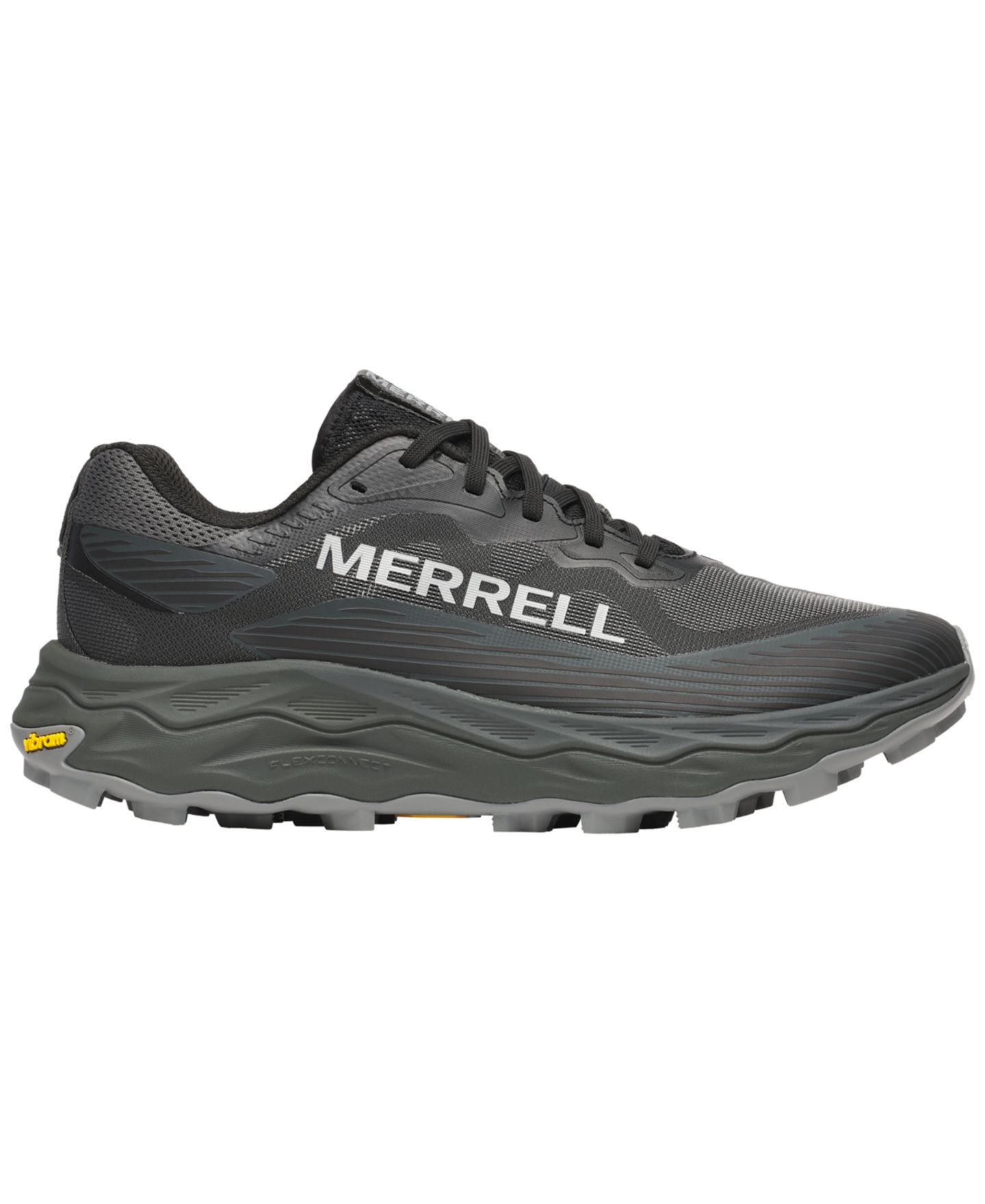 Мужские кроссовки Merrell Agility Peak 6 для бега, с круглым носком, цвет: Чёрный — фото 2