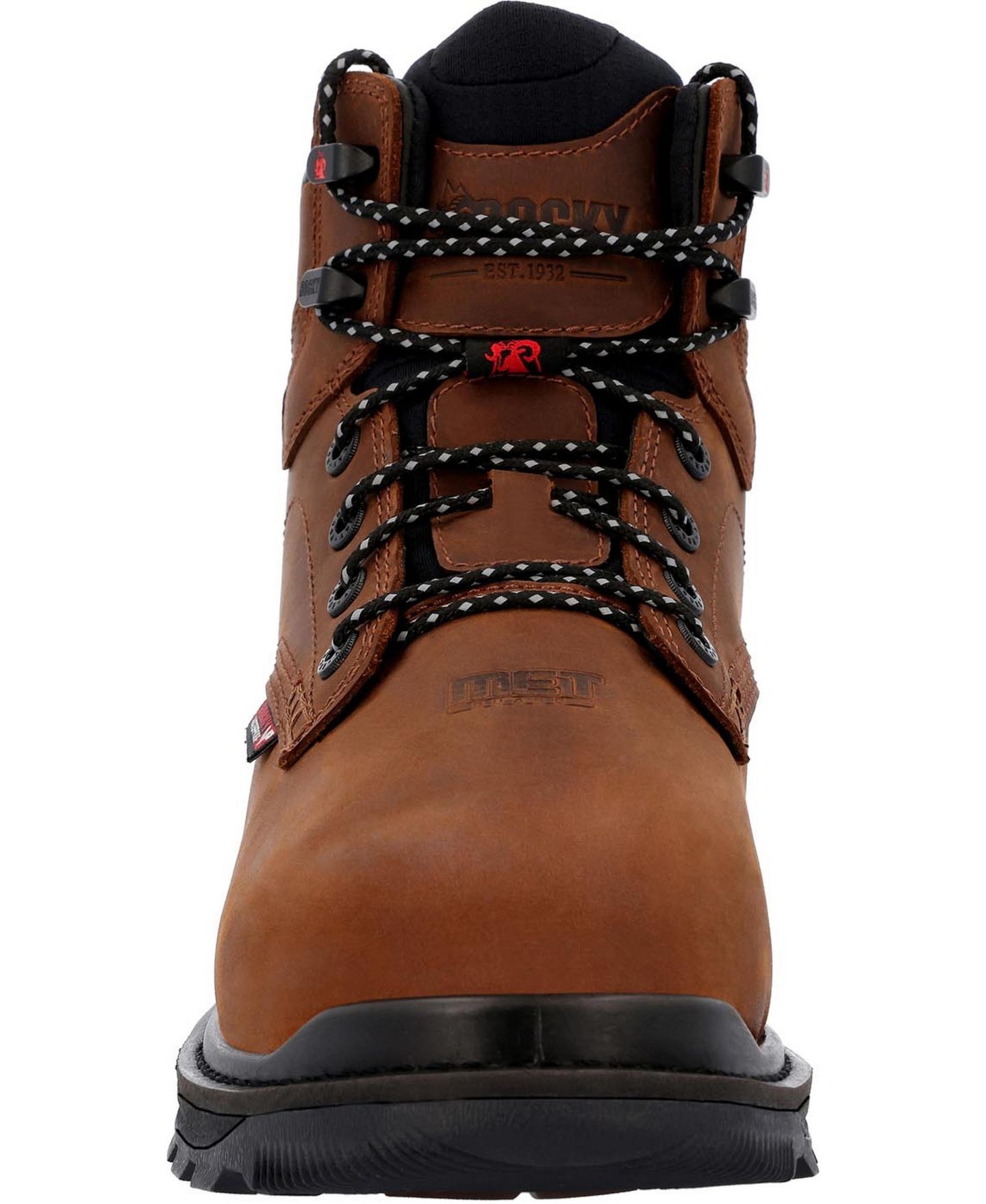Мужские ботинки ROCKY Rams Horn Composite Toe Internal Met Guard Work Boot, цвет: Crazy Horse — фото 3