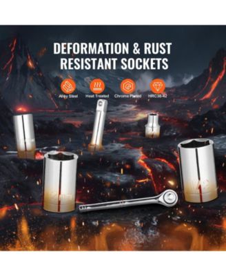 221-Piece Mechanics Tool Set, 1/4" & 3/8" Drive SAE & Metric Sockets, Bits, Wrenches, Ratchet, Accessories, Plastic Case