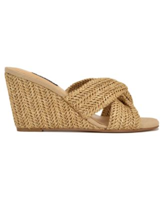 Women's Nejia Woven Slip-On Wedge Sandals