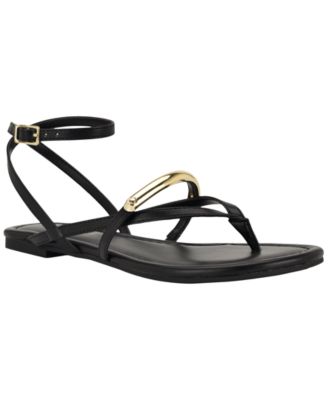 Women's Bretta Ornamented Strappy Flat Sandals