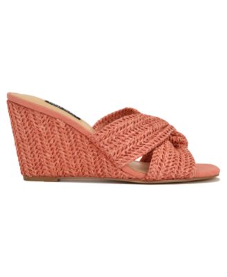 Women's Nejia Woven Slip-On Wedge Sandals