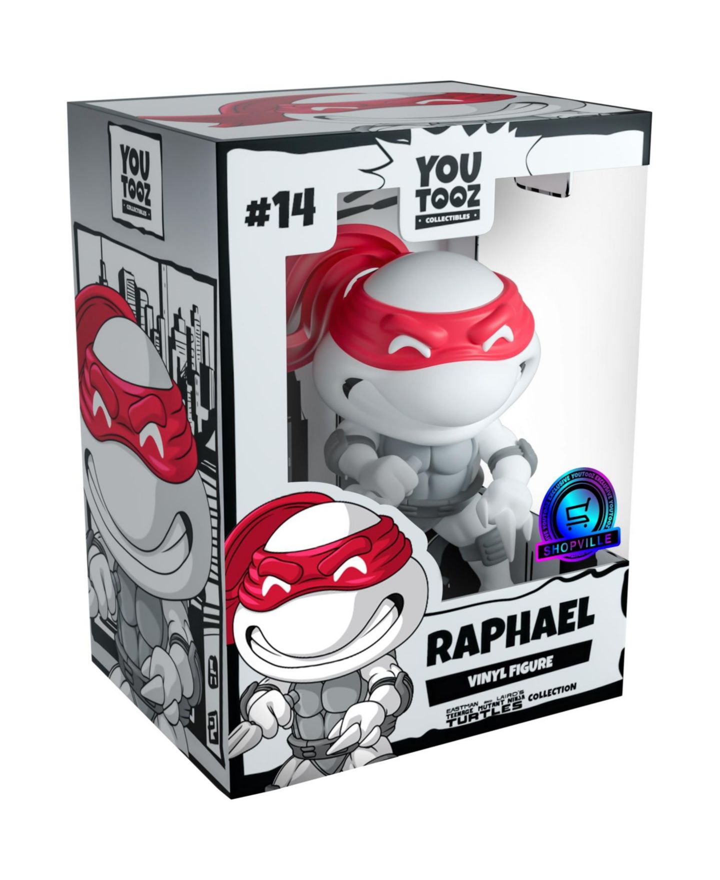 Детская фигурка Youtooz Teenage Mutant Ninja Turtles Raphael Limited Edition 4.2" Collectible Figure, Ages 14+ — фото 1