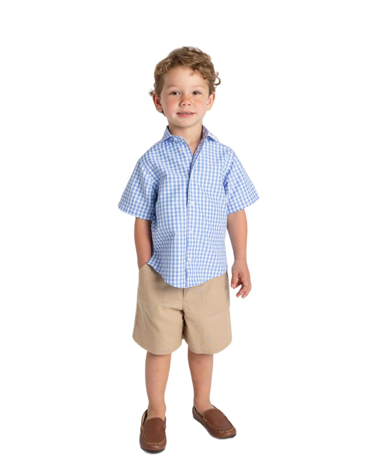 Little Boy Linen Look Short