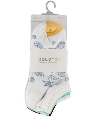 Women's Casual Low Tide Liner Socks, 6-Pack