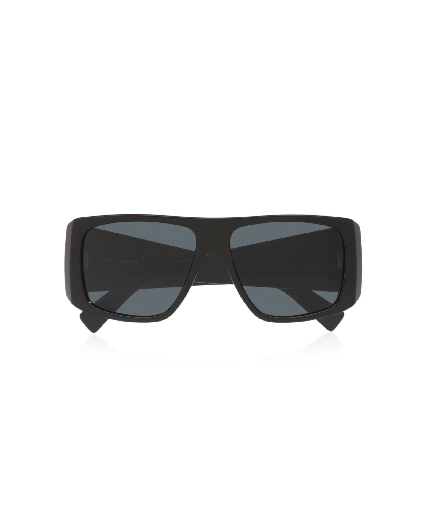 Женские солнцезащитные очки Saint Laurent Rectangle Sunglasses, SL832 YS000889, цвет: Чёрный — фото 2