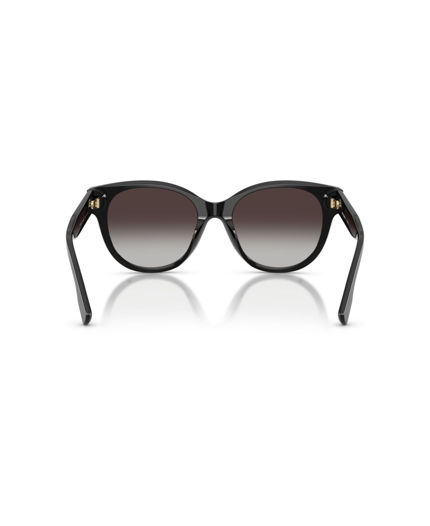 Женские солнцезащитные очки Tory Burch Round Sunglasses, TY7236U, цвет: Чёрный — фото 3