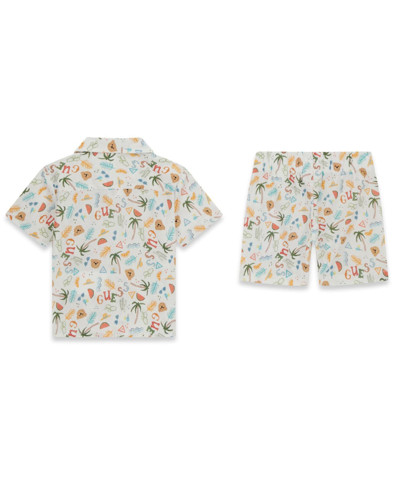 Baby Boys' Short-Sleeve Button Down Shirt and Shorts Set, 2-Piece Set