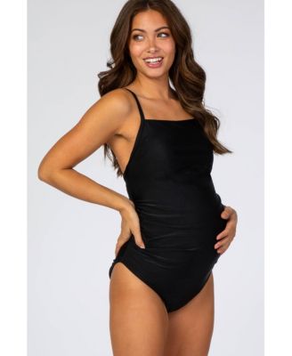 Maternity Smocked One-Piece Swimsuit