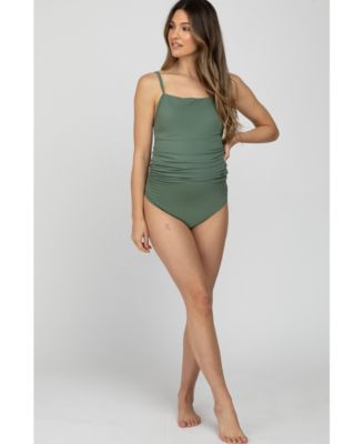 Maternity Smocked One-Piece Swimsuit
