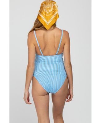 Maternity Smocked One-Piece Swimsuit