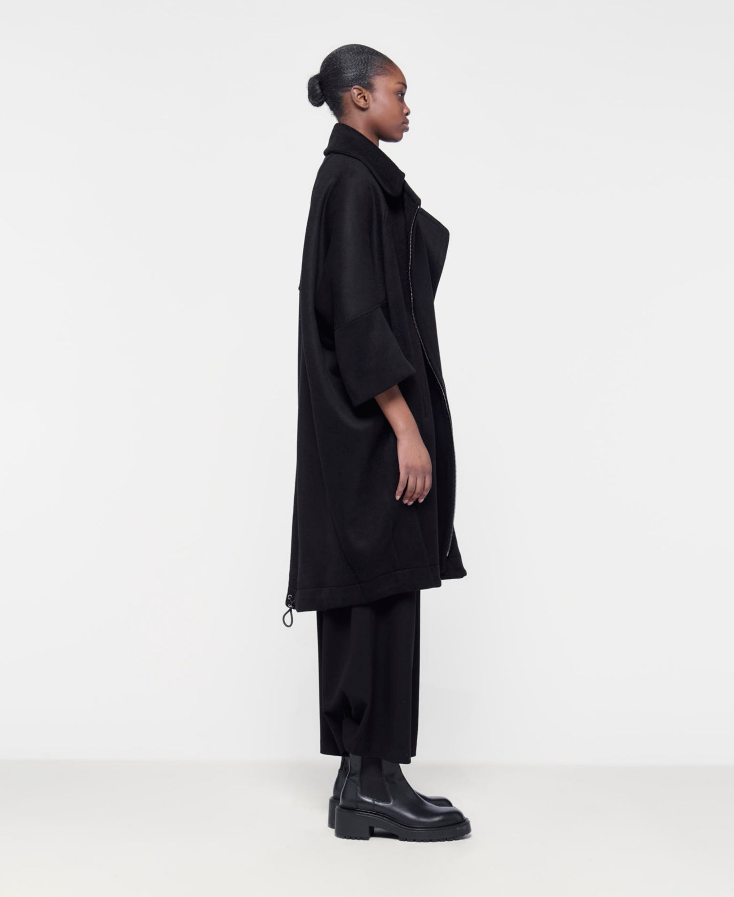 Women's Boxy Biker Coat