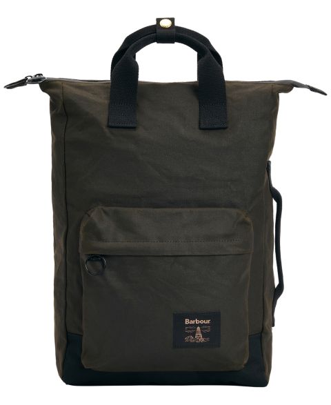 Рюкзак Barbour Field Wax, цвет: Оливковый / Чёрный