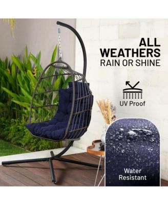 Egg Swing Chair - Indoor/Outdoor Hanging Chair with Stand