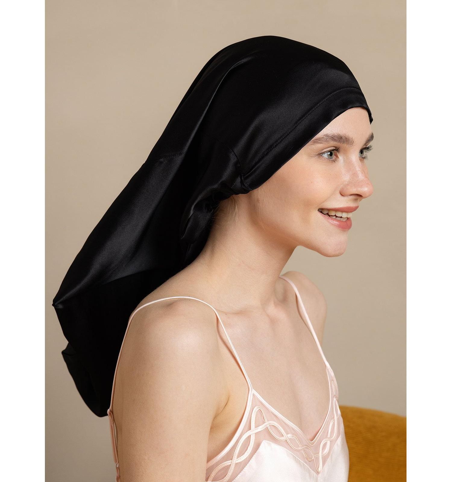Pure Silk Elegant Long Bonnet
