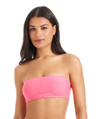 Women's Tie-Back Bandeau Bikini Top