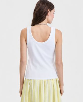 Women's Embroidered "Oui" Tank Top