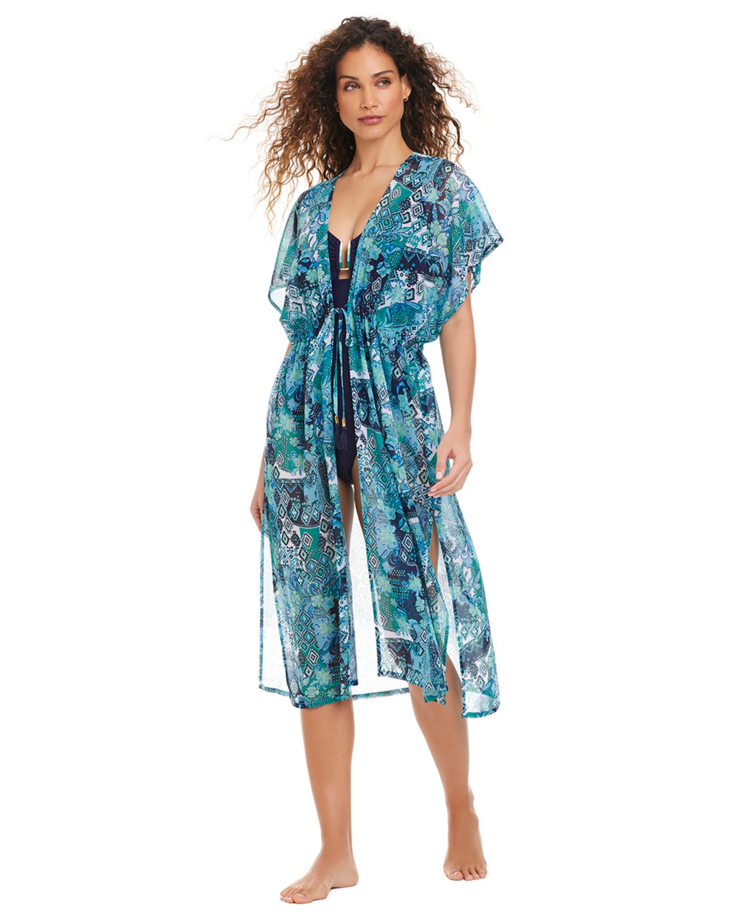 Women's Standard Long Swim Cover-Up Dress