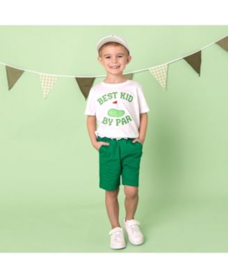 Little Boys Best Kid By Par Patch Short Sleeve T-Shirt