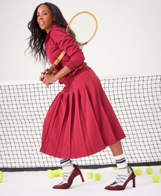 x June Ambrose Women's Zyra Lace-Up Sneaker Pumps 