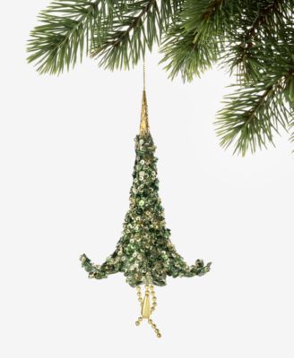Enchanted Forest Trumpet Flower With Dangle Ornament