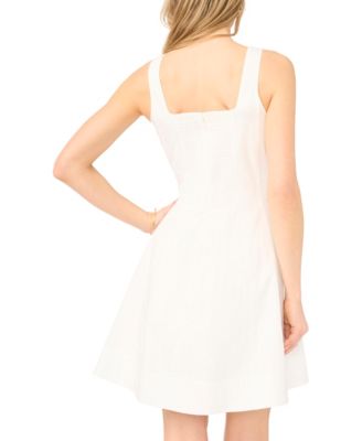 Women's Embroidery Square Neck Dress