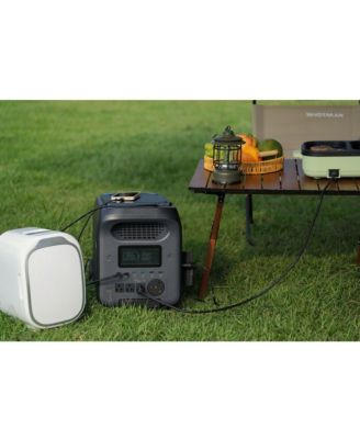 614Wh-1000W Portable Power Station with Bidirectional Fast AC Charging