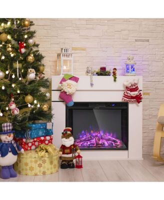 26 Inch Recessed Electric Fireplace heater W/ Remote Control